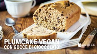 Plumcake vegano classico con gocce di cioccolato [upl. by Suivatram]