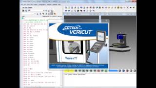 Delcam FeatureCAM interface to VERICUT CNC simulation software [upl. by Dickey711]