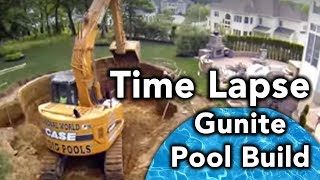 Gunite Inground Pool Installation [upl. by Odlavso]