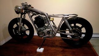 Yamaha sr500 custom cafe racer build [upl. by Ahsiak990]