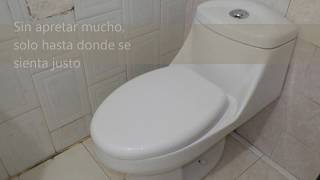 como instalar inodoro o taza de baño [upl. by Goebel]