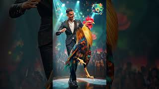 Ronaldo Fuses with A barcelos rooster on AGT americagottalent agt talent shortshalloween [upl. by Susette498]