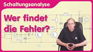 Kritische Schaltungsanalyse Fehler und Unzulänglichkeiten in elektronischen Schaltungen finden [upl. by Savanna]