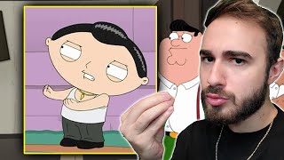 ITALIAN Man Reacts To Italian Family Guy Jokes [upl. by Cohe]