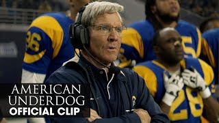 American Underdog 2021 Movie Official Clip “Final Touchdown”  Zachary Levi Anna Paquin [upl. by Hamlen803]