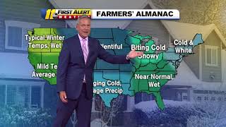 Farmers Almanac releases winter forecast [upl. by Laenahtan]