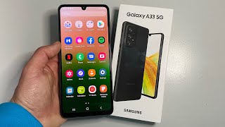 Unboxing Samsung Galaxy A33 5G Black SM A336 [upl. by Etnahs916]