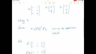 Linear Algebra112 Least squares solving Overdetermined Systems made easy [upl. by Sapphera552]