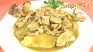 POLLO AI FUNGHI PORCINI Leggero e saporito • Ricetta di Pakitopiccante [upl. by Nimesay]