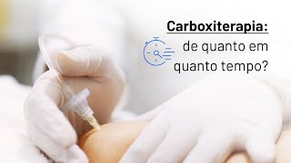 Carboxiterapia de quanto em quanto tempo [upl. by Carce241]