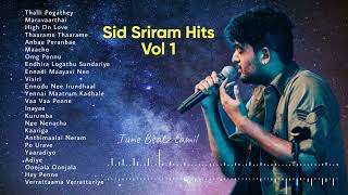 Sid Sriram Songs Vol 1  Tamil Songs [upl. by Arihsak507]