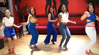 Mujeres Bailando Bachata  Women In Bachata [upl. by Lahsiv]