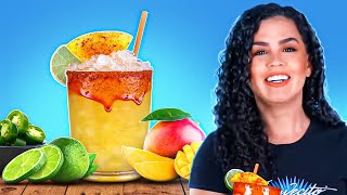 How to Make a Spicy Mango Margarita  Mango Cocktail Recipe [upl. by Aihsatsan]