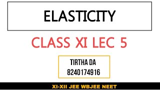 Elasticity স্থিতিস্থাপকতা  Lec 5  Numerical Part 2 1222 Solution  Pdf in Description [upl. by Cavanagh8]