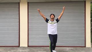 Cheer dance routine 3  step by step cheerleader dance tutorial pom poms cheer fitness dance [upl. by Bal]