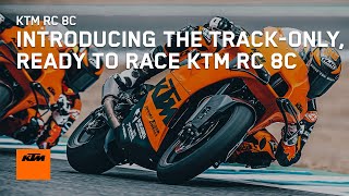 Introducing the trackonly READY TO RACE KTM RC 8C  KTM [upl. by Nairolf]