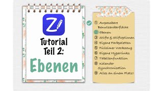 ZoomNotes Tutorial Teil 2 Ebenen [upl. by Thomasin413]