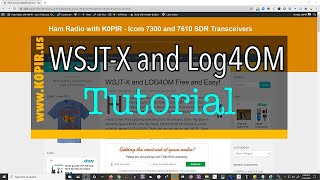 WSJTX and Log4OM Tutorial MUST SEE [upl. by Rebme768]