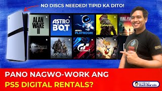 How do PS5 Digital Rentals work Game Sharing TAGALOG  Cheapest way to play new PS5 games [upl. by Eolande]