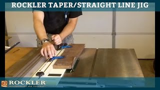 The Rockler TaperStraight Line Jig [upl. by Pacifica]