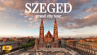 【4K】SZEGED Hungary  Downtown Walking Tour [upl. by Kciredec210]