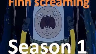 Finn screaming compilation [upl. by Aliuqat]