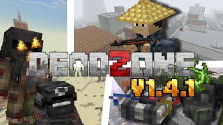 This Addon turns Minecraft Bedrock  MCPE  into a ZOMBIE APOCALYPSE DEADZONE V141 12060 [upl. by Ashraf]