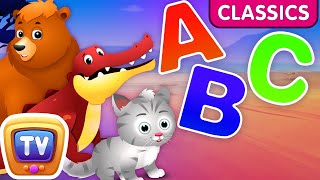 ABC Alphabet Animals – Animal Names and Animal Sounds  Toddler Learning Videos  ChuChu TV Classics [upl. by Nrublim]