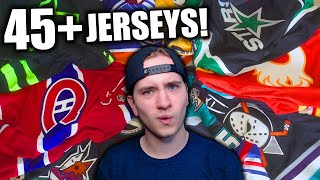 Ranking My ENTIRE Hockey Jersey Collection… 45 NHLIIHF Jerseys Ranked amp NHL News Today 2023 [upl. by Kerr]