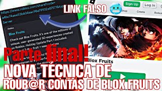 PARTE FINAL DE COMO PEGAR CONTAS NO ROBLOXBLOX FRUITS [upl. by Nawat]