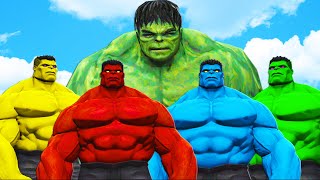 THE INCREDIBLE HULK VS TEAM HULK  EPIC BATTLE [upl. by Hakan]