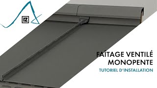 Tutoriel  Faîtage ventilé monopente 💪 [upl. by Biebel847]