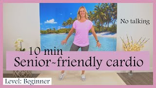 10minute Seniorfriendly Walking Workout  Great workout to do any time of the day to boost energy [upl. by Mccready]