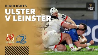 3 Minute Highlights Ulster v Leinster  Round 14  Guinness PRO14 202021 [upl. by Anirdnaxela]