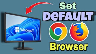 How to Set Default Browser in Windows 11 in Hindi 🔥 Set Default Browser  Change Default Browser [upl. by Lunseth175]