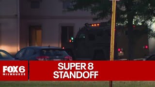 Delavan Super 8 standoff  FOX6 News Milwaukee [upl. by Ettelrahc927]