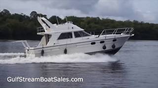 Princess 35 Flybridge Cruiser For Sale UK  Review amp Water Test by GulfStream Boat Sales [upl. by Adlecirg]