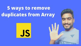 5 ways to remove duplicate elements from array in JavaScript  Interview Guide [upl. by Peonir]