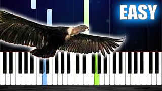 El Condor Pasa  EASY Piano Tutorial by PlutaX [upl. by Gabrielli583]