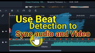 How To mark Beats in FILMORA  How To Use Beat Detection In Filmora for Editing [upl. by Lachlan376]