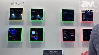 ISE 2020 Evoko Unveils Naso a StandAlone Dedicated Room Booking System [upl. by Oinolopa]