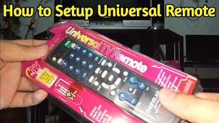 How to Setup Universal Remote [upl. by Sirotek]