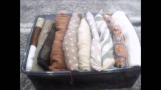 Comment ranger foulards écharpes How to organize scarves [upl. by Philippa]