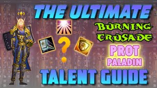 Prot Paladin Talent Guide  TBC Classic [upl. by Bannister]