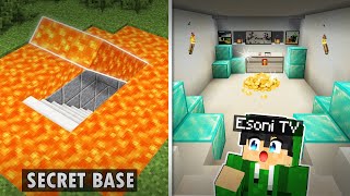 Esoni Built a SECRET LAVA BASE in OMOCITY  Minecraft Tagalog [upl. by Yriek]