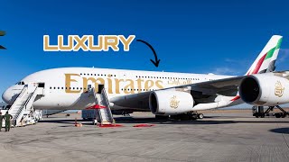 The Emirates Airbus A380  Full Visit  Airframe amp Cabin  Dubai Airshow 2023 [upl. by Artamas801]