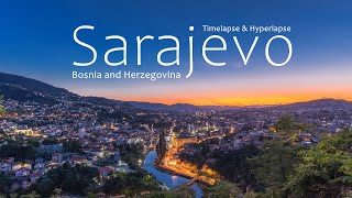 Sarajevo Bosnia and Herzegovina Timelapse amp Hyperlapse [upl. by Anoo]