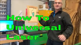 How to Use the Universal Laser Cutter and Engraver [upl. by Ileray367]