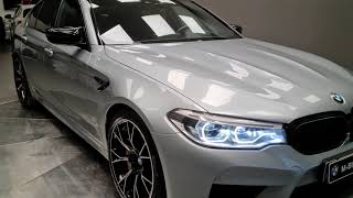 8k Pure Metal Silver BMW M5 Competition is just stunning [upl. by Ellata729]