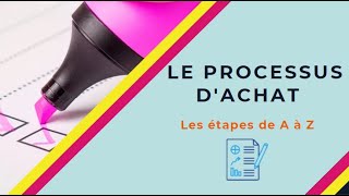 📌EOAE 2ème Bac SGC 👉 Les étapes du Processus dachat 💯 [upl. by Nosreh903]